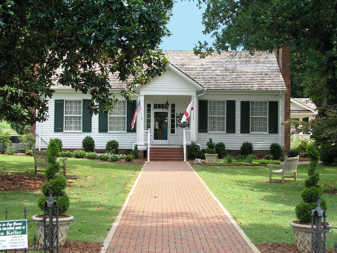 The birthplace of Helen Keller