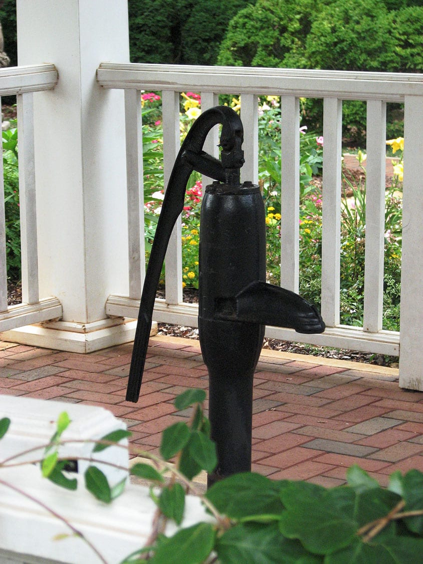 One of the highlights of any visit to the Helen Keller Birthplace in northwest Alabama is the well pump where Helen learned that it was possible to communicate