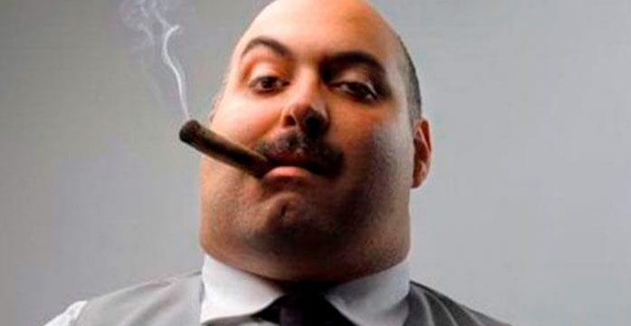 Capitalist, greed, banker, fat cat Time for corporate Canada to abandon immoral capitalism