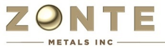 Zonte Metals Discovers Two Gravity Anomalies at the K9 Target; with One Anomaly Coincident with the Highest Copper in Soil Value from the Project